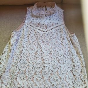 Caramela Lace Tank. Sz. M